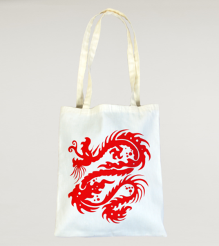 Dragon Fire Tote Bag