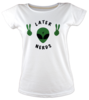 Uzayli alien later tisort kadin tshirt on3