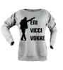 Mj ani vicci vokke kupa kadin sweatshirt on3