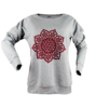 Mandala kupa kadin sweatshirt on3