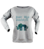 Just like daddy tulum kadin sweatshirt on3