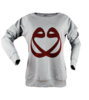 Cifte vav tisort kadin sweatshirt on3