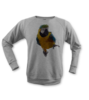Low poly papagan tisort erkek sweatshirt on3