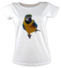 Low poly papagan tisort kadin tshirt on3