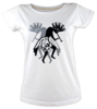 Kokopelli tisort kadin tshirt on3