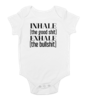 Inhale exhale tisort bebek body tulum on3