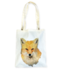 Low poly tilki tisort bez canta on3