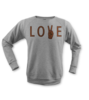 Love peace tisort erkek sweatshirt on3