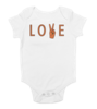 Love peace tisort bebek body tulum on3