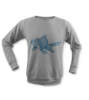 Fish knows bez canta erkek sweatshirt on3