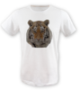 Low poly kaplan tisort erkek tshirt on3