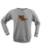 Low poly balik tisort erkek sweatshirt on3