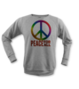 Peace for all rainbow tisort erkek sweatshirt on3