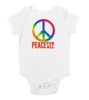Peace for all rainbow tisort bebek body tulum on3