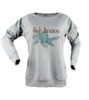 Fish knows everything tisort kadin sweatshirt on3