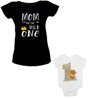 Mom and Son Birthday Party T-shirts