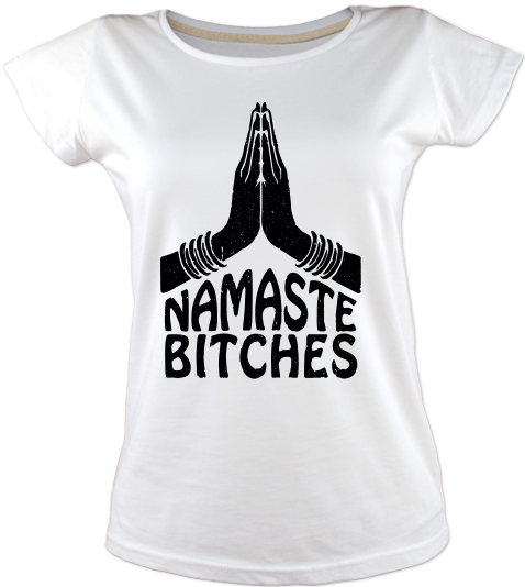 Namaste-bitches-tisort-kadin-tshirt-tasarla-on3
