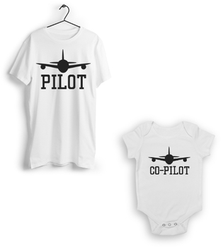 Pilot Co-pilot Family Tee pack
