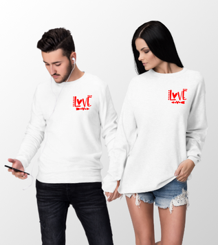 Love Design Valentines Day Sweatshirt Gift