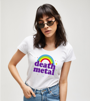 Death Metal Rainbow Tişört