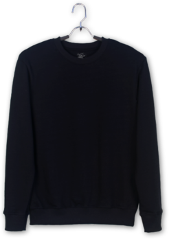 Black Basic Sweatshirt