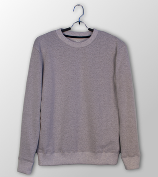 Grey Basic Sweatshirt