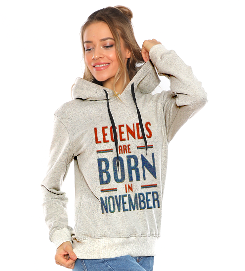 Born-in-november-sweatshirt-gri-kapusonlu-sweatshirt-tasarla-on3