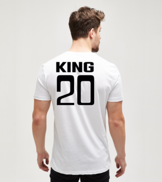 King Queen Couple T-shirt for men