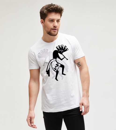 Kokopelli-tisort-erkek-tshirt-tasarla-on3