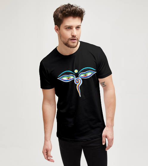Budanin-gozu-siyah-tisort-erkek-tshirt-tasarla-on3