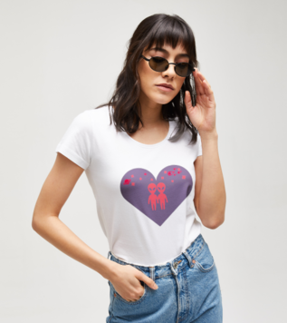 Valentine's Day Tshirt - Cosmic Love