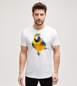 Low Poly Parrot Tshirt