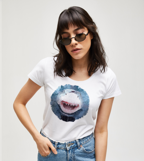 Low-poly-kopekbaligi-tisort-kadin-tshirt-tasarla-on3