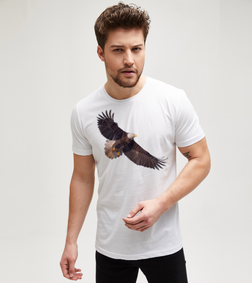 Low-poly-kartal-tisort-erkek-tshirt-tasarla-on3