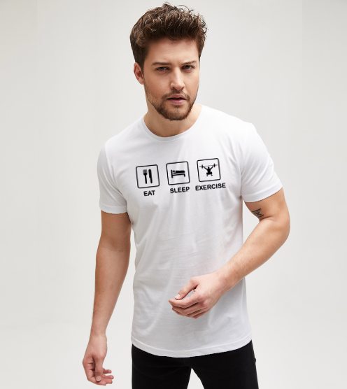Eat-sleep-exercise-tisort-erkek-tshirt-tasarla-on3