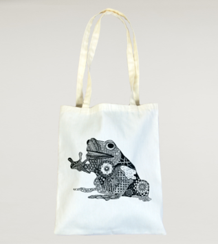 Frog Doodle Bag