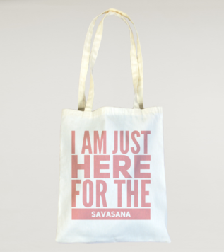 Savasana Yoga Tote Bag