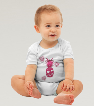 Pineapple Love Baby One Suite