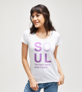 Soul Mate Couple T-shirt Women