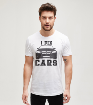 Baba I Fix Cars Tişört