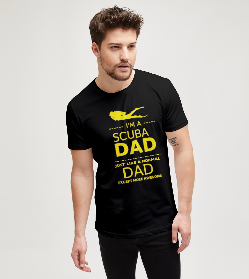 Scuba-dad-tisort-erkek-tshirt-tasarla-on3
