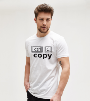 Father Child Copy Paste T-shirt