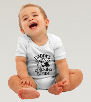 Daddy's Drinking Buddy Onesie