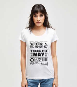 Born In May Birthday T-shirt