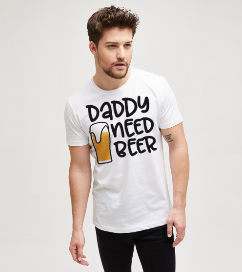 Daddy-need-beer-tisort-erkek-tshirt-tasarla-on3