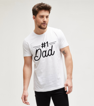 #1 Dad T-shirt