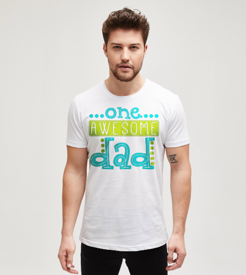 One-awesome-dad-tisort-erkek-tshirt-tasarla-on3