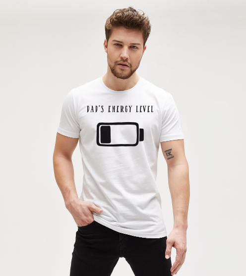 Dads-energy-level-tisort-erkek-tshirt-tasarla-on3