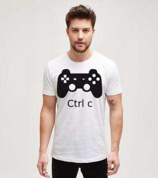 Ctrl+c Gamer T-shirt