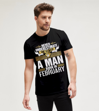Never Underestimate Of A Man Birthday T-shirt